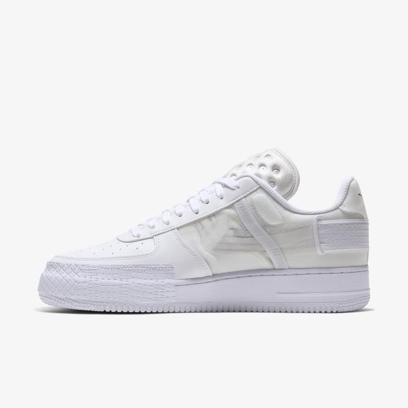 Nike air force 1 type triple white best sale